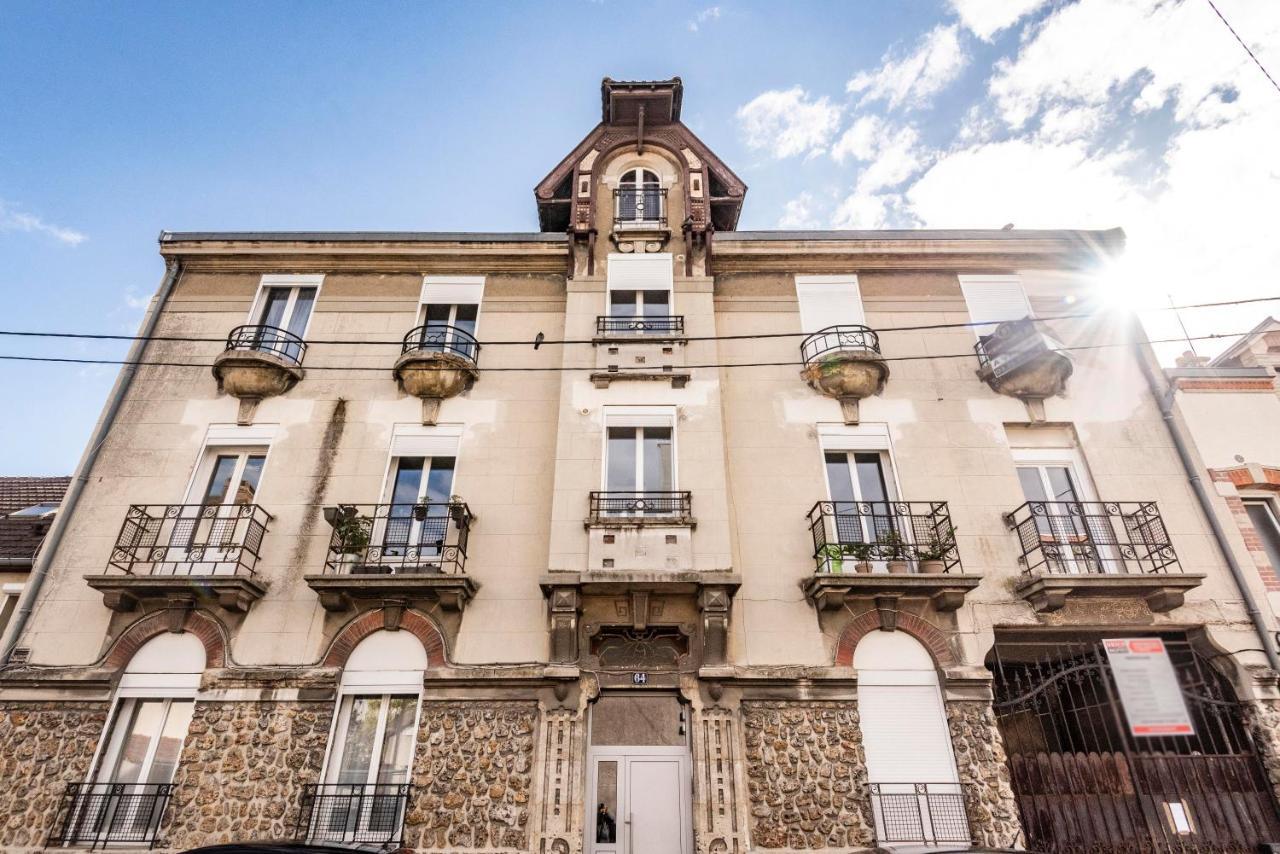 Appartement Cosy A 10 Min A Pieds De La Gare Reims Exterior photo